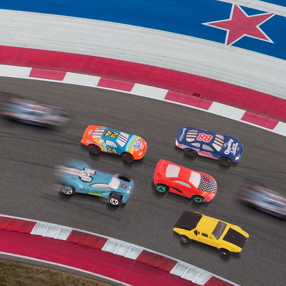 10PCS 1:150 N Scale Painted Car Toys Plastic Vehicle Diecast Miniature Machine Collection - Image 6