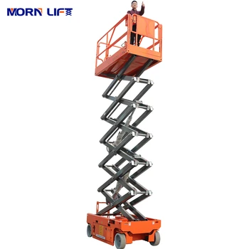 Online Battery Powered Self Propelled Scissor Lift 12m Hydraulic Electric Lift Platform