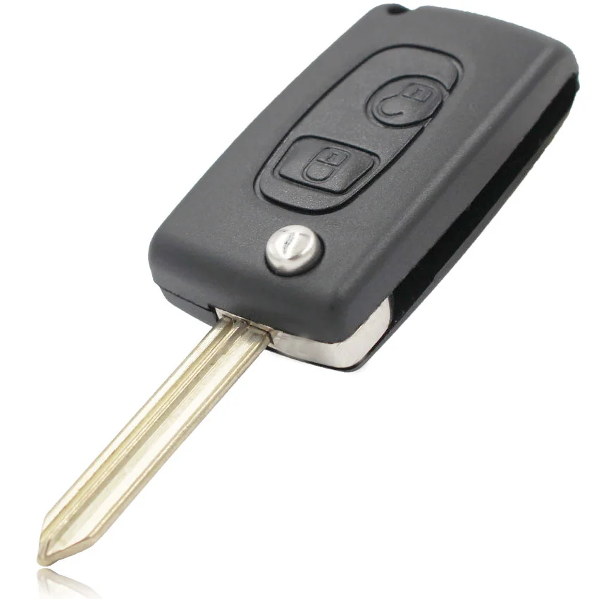 2 кнопочный Складной Корпус для дистанционного ключа Citroen Peugeot Partner Saxo Xsara Picasso Berlingo