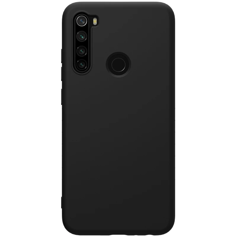 NILLKIN Redmi Note 8 Чехол резиновый обернутый анти-шок ТПУ защитный чехол на заднюю панель для Xiaomi Redmi Note 8 Note8 - Цвет: Black