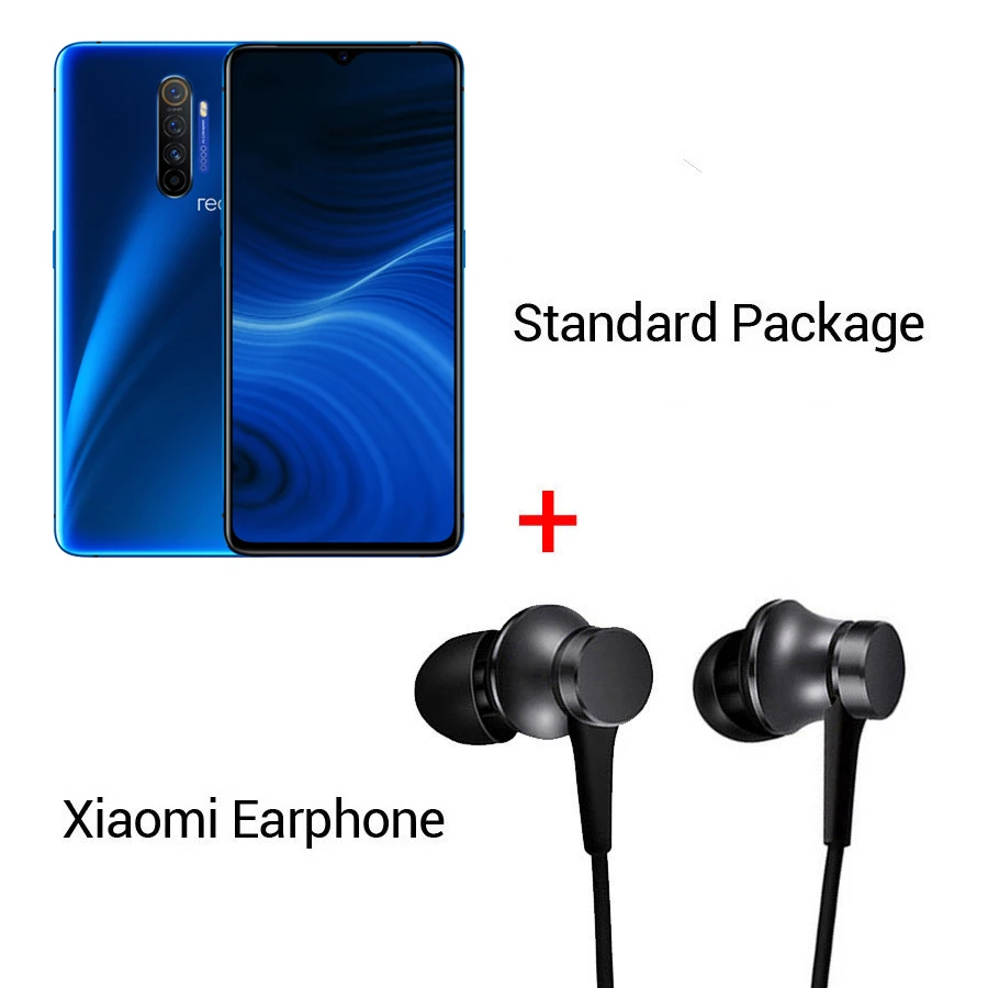 Blue N Earphone CN версия OPPO Realme X2 pro смартфон 6,5 дюймов NFC 4000 мАч 4 камеры Android 9,0 Snapdragon Face ID OctaCore мобильный телефон - Цвет: Blue N Earphone