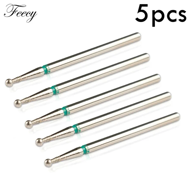 5pcs Diamond Nail Drill Bit Kits Mill Cutter All For Manicure Machine Bit Tools Accessories Cuticle Clean For Removing Nail Gel A