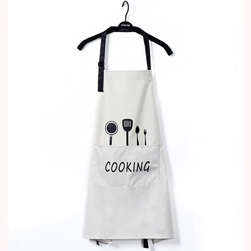 Fashion Kitchen Waterproof Oilproof Antifouling Apron Pinafore Tablier Cooking Accessories Cafe Restaurant Flower Shop Overalls