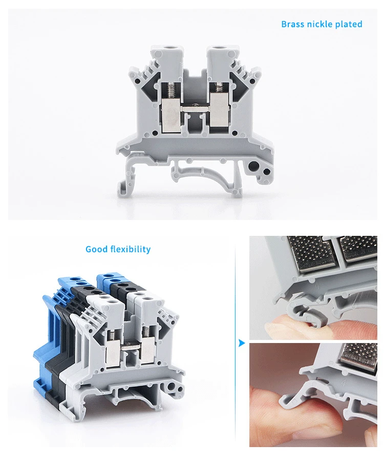 10Pcs Din Rail Terminal Block UK-2.5B Wire Electrical Conductor Universal Connector Screw Connection Terminal Strip Block UK2.5 10Pcs Din Rail Terminal Block UK-2.5B Wire Electrical Conductor Universal Connector Screw Connection Terminal Strip Block UK2.5