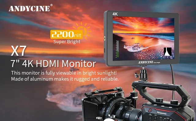 Andycine X7S DSLR Monitor 7 Inch IPS 