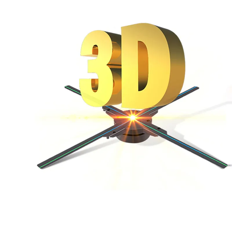 

3D holographic fan projector advertising display lights 3D hologram advertising lights decorative commercial promotional lights