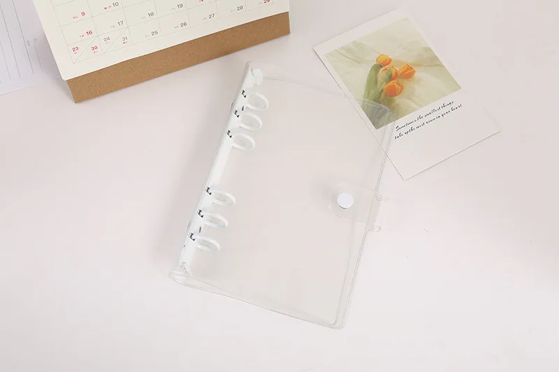Colorful Gradient Binder Notebook Cover & Photo Sticker Album Diary Planner