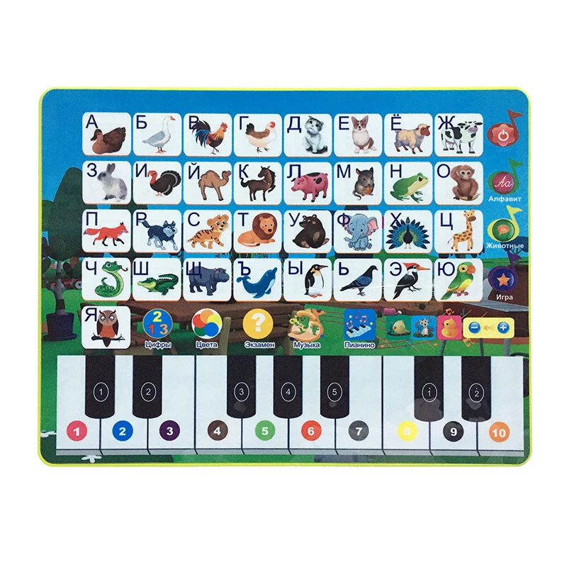 

Hot Russian Alphabet Talking Toys Learning Numbers And Russian Letters Saying ABC Montessori Sorters Toys Gift for Children Baby