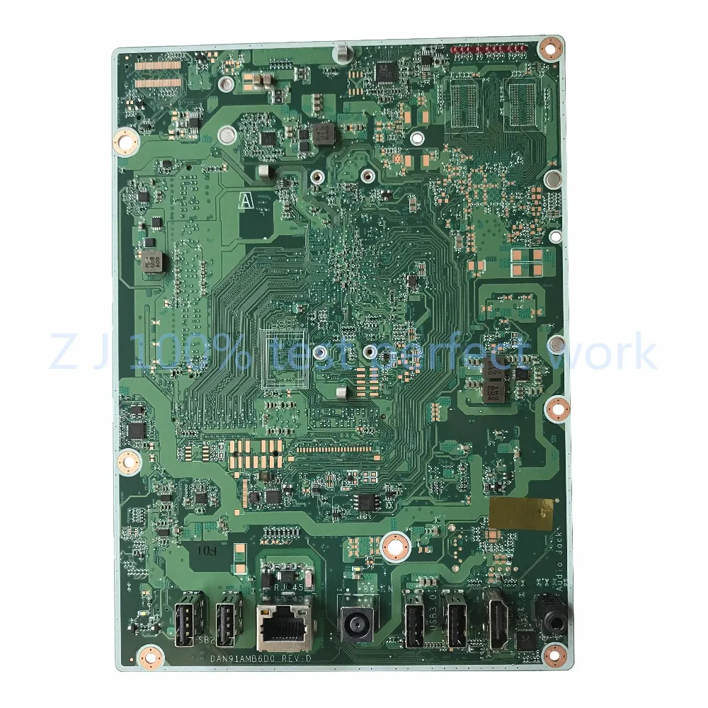 Для hp 20-C 22-B 24-G серия AIO PC материнская плата P/N 844831-001 844831-601 DAN91AMB6D0 J3710 cpu DDR3L MB протестированная Быстрая