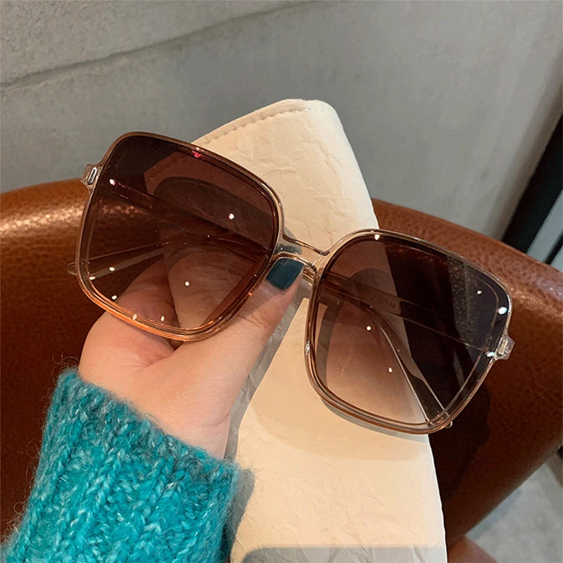 women's sunglasses Brand Designer Oversized Square Sunglasses Women Fashion Big Frame Sun Glasses Ladies Vintage Shades Eyewear zonnebril dames big square sunglasses