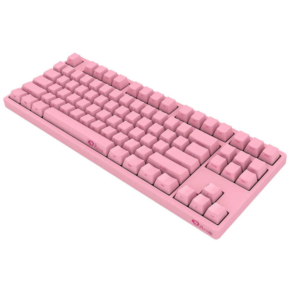 AKKO 3087 Gaming Mechanical Keyboard Cherry Switch Side Carved Letter USB Type-C Wired Computer Game with PBT keycap