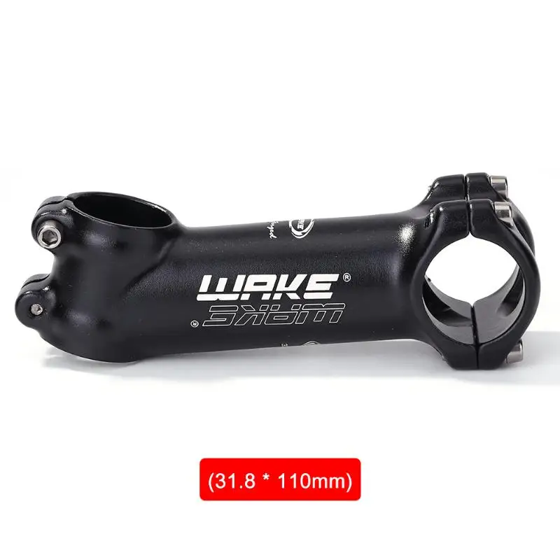 110mm WAKE велосипедный вынос руля 31,8 мм MTB Передняя штанга части стержня 70/80/90/100/110 мм Алюминий сплав рулевая колонка велосипеда 17 градусов велосипедный вынос руля - Цвет: 110mm