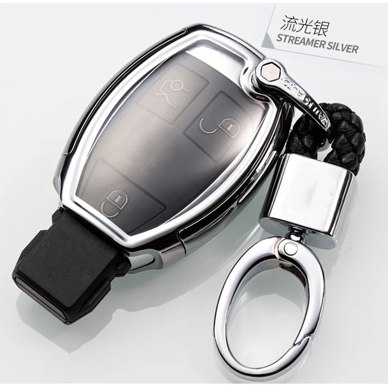 

TPU Car Key Case Cover Holder For Mercedes Benz GLA200/C/S/E/GLC/GLK/CLA/ML/GLE /W204 /W251 /W463 /W176 Protective Shell