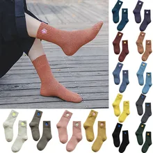 Модные домашние носки для женщин и девочек, мягкие носки-тапочки с вышитыми цветами для сна, носки для бега и велоспорта, йоги, баскетбола