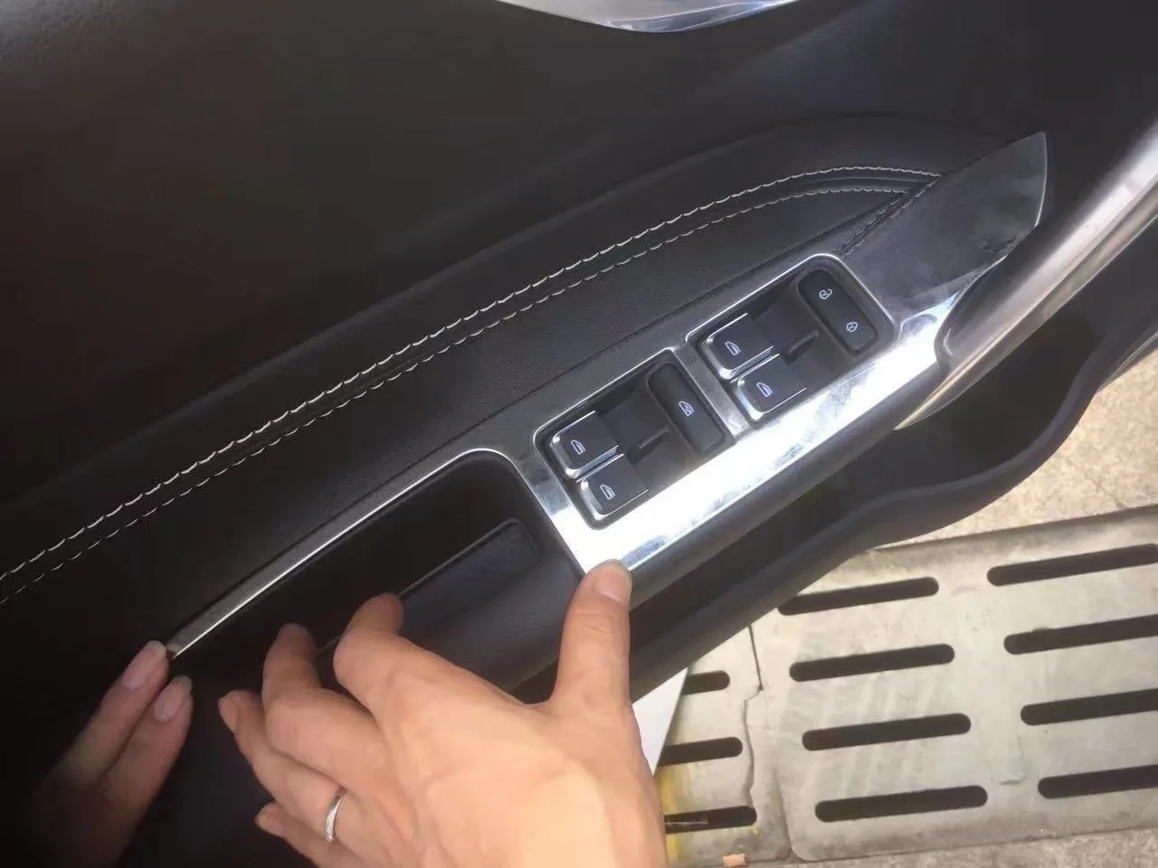 Geely Vision X3 рулевая нашивка «штурвал» Vision X3 рулевое колесо яркая рамка украшение Vision X3 только модифицированный Интерьер Отделка