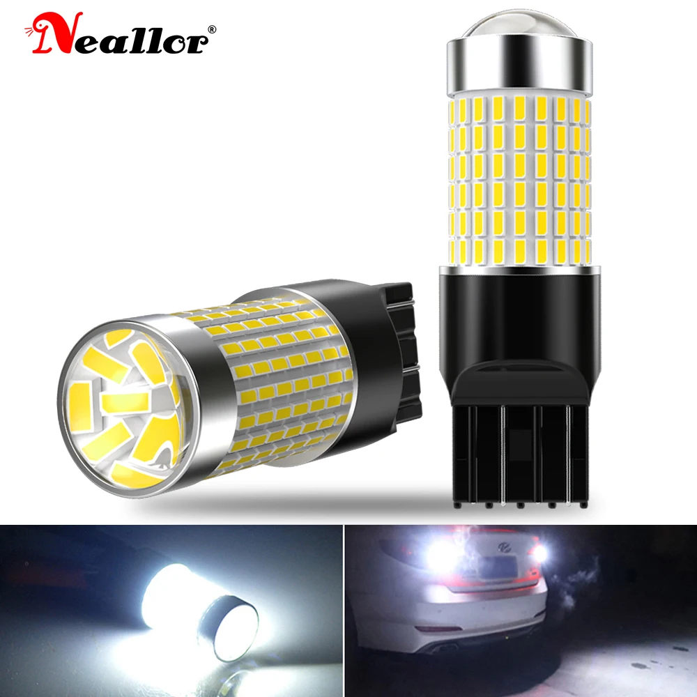 2X T25 3157 LED P21W 1156 BA15S 1157 BAY15D 7443 Bulb Car Reverse Light For Renault Duster Megane 2 3 Logan Clio Fluence Captur |