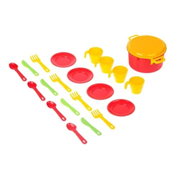 

set of dishes for dolls for 4 persons "Hostess"