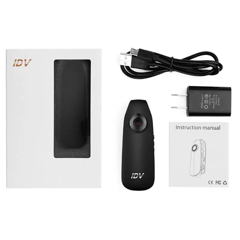 IDV007 Full HD 1080P мини DV камера Dash Cam носимый корпус велосипед H.264 видеокамера D08A