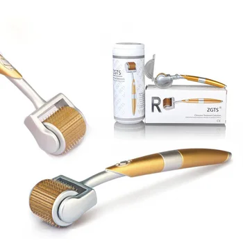 

ZGTS Derma Roller Professional Titanium 192 needles for face care and hair-loss treatment CE Certificate Proved