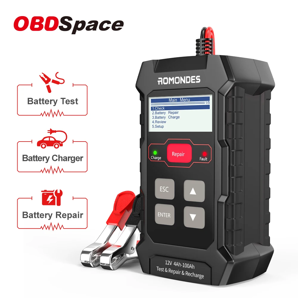 Obdspace Rd510 Automotive Battery Cranking Tester Batteries Health