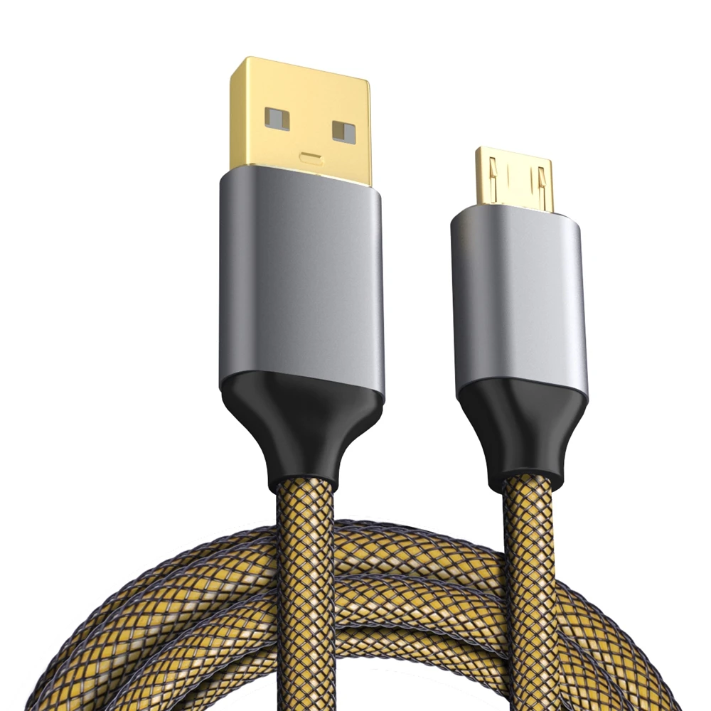 USB 2,0 Micro usb-кабель android зарядное устройство 24K позолоченный Плетеный 2.4A быстрая Синхронизация и зарядный шнур