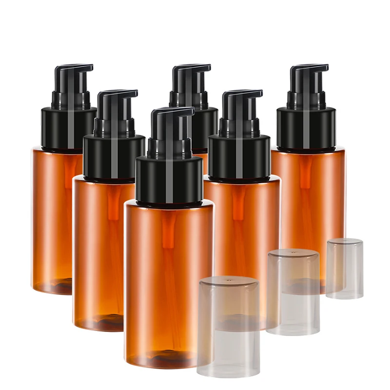 

6Pcs/set 60ml Press-type Empty Lotion Pump Skin Care Containers Portable Fashion Simple Design Sub-bottle Travel Set V9-Drop