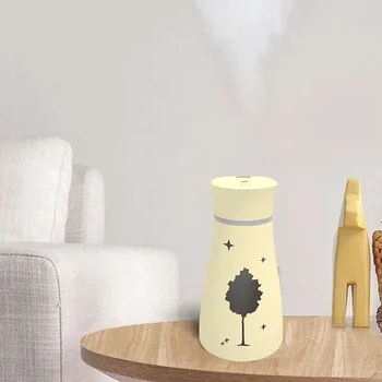 

Mini Air Humidifier Aroma Essential Oil Diffuser USB Fogger Mist Maker with LED Night Lamp 200ML for Home Car