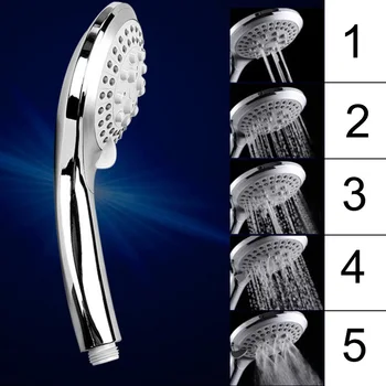 

Pressurized Shower Head Rainfall Water saving Bathroom Shower Head 300 Holes Shower Hand-held
