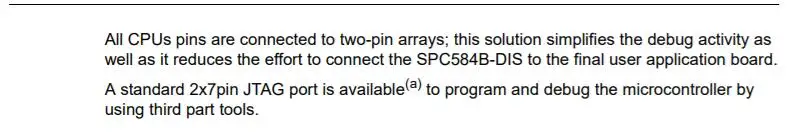 1 шт. x SPC584B-DIS плата обнаружения с MCU SPC584B70E1