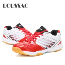 BOUSSAC обувь для мальчиков, женская и мужская обувь, кроссовки для бадминтона, профессиональные спортивные кроссовки, красные, синие теннисные туфли, Детская домашняя обувь, дешевая обувь