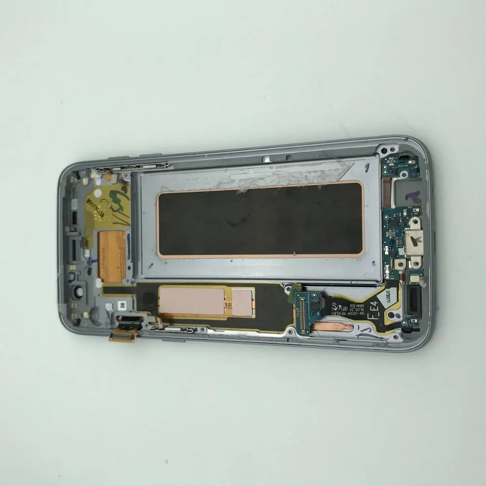 Высококачественный ЖК дисплей со средней рамкой для телефона Galaxy S7 edge к S10 plus с