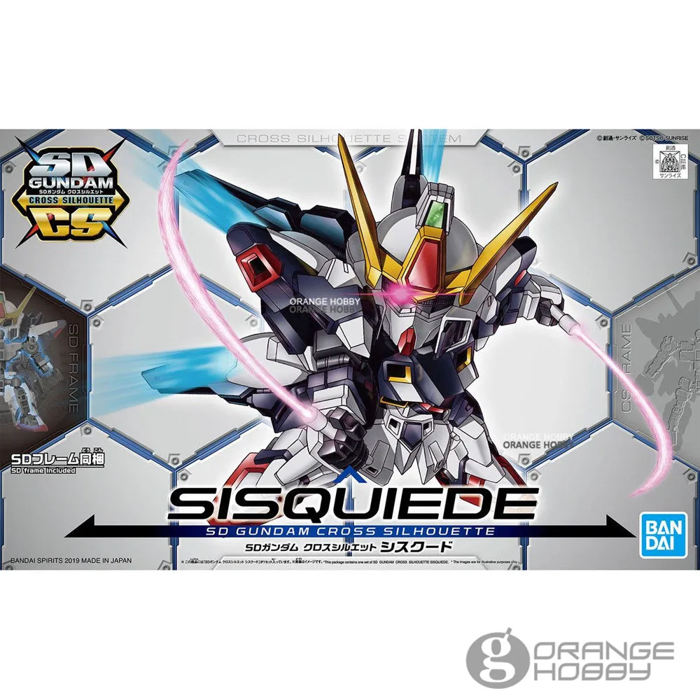 OHS Bandai SD CS Q Ver. Гандам силуэт sisquede gunдамская sd-рамка включает в себя мобильный костюм в сборке модельных комплектов