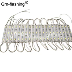 Module Super lumineux SMD 5630 5730 led, DC 12V, 20 pièces, 3led, étanche, lumière décorative, signe publicitaire, lettres de fond 