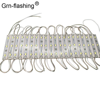 

Super Bright SMD 5630 5730 led Module DC 12V 20Pcs 3LED Waterproof Decorative Light Sign Advertisement Background Letter Lights