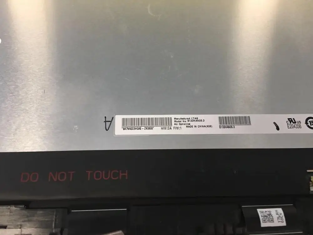 FOR ASUS NOVAGO 13.3" TP370QL TP370 LCD SCREEN 90NR0061-R20010 B133HAN05.3 FHD 1920*1080 With frame bezel