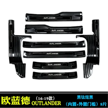 

Automobile modeling for Mitsubishi Outlander 2016-2020 stainless steel door sill scuff plate protector guard Car styling