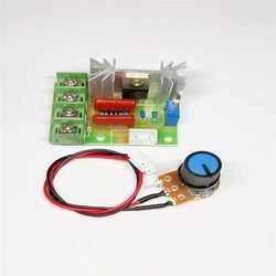 High - Power 220V 2000W AC Motor Speed and Voltage Regulator with Dimming Functionality