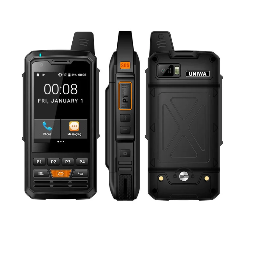 4G-P3 F50 LTE мобильный телефон mtk6737 четырехъядерный Zello Android 6 0 рация PTT смартфон 1 Гб