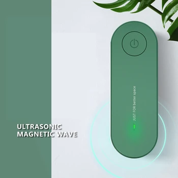 

Hot TOD-Plug in Air Purifier for Home Cleaner Mini Air Ionizer to Remove Smoke Portable Deodorizer Air Freshener Green US Plug