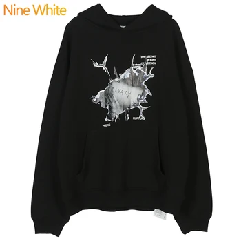 

NineWhite Men Brand Hooded Hoodies Streetwear Hip Hop Mens Hoodies And Sweatshirts 2020 New streetwear