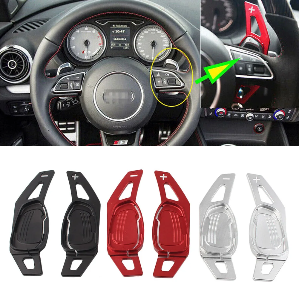 Car Steering Wheel Shift Paddle Direct Gear Shifter Extension For Audi A5 S5 SQ5 2016 Aluminum Styling Accessories | Автомобили и