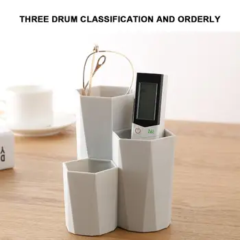 

Simple Creative Plastic Table Cosmetics Makeup Brush Storage Box Lipstick Brush Holder Storage Box Makeup Tool Accessories