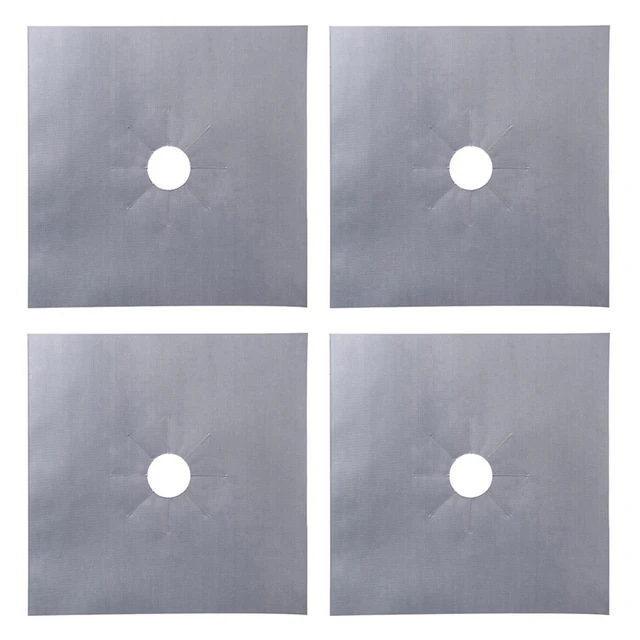 Gas Stove Protector Pad Cooker cover liner Clean Mat Pad Anti-Fouling And Oil-Proof Stovetop Protector Kitchen Accessories Tool Style L 4pcs