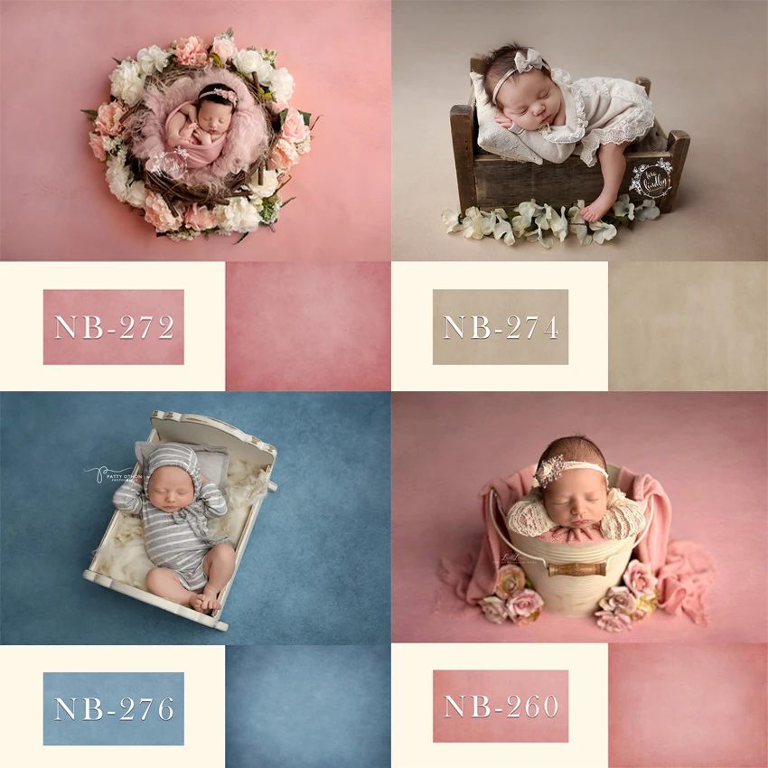 Photo Background Newborn Backdrops Pink Solid Color Texture Wall Birthday Party Photography Background Baby Portrait Backdrops photo backdrop