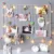 Nordic Wall Decoration Iron Grid Decor Photo Frame Postcards DIY Wall Art Display Storage Rack Holder Shelf Organizer Home decor