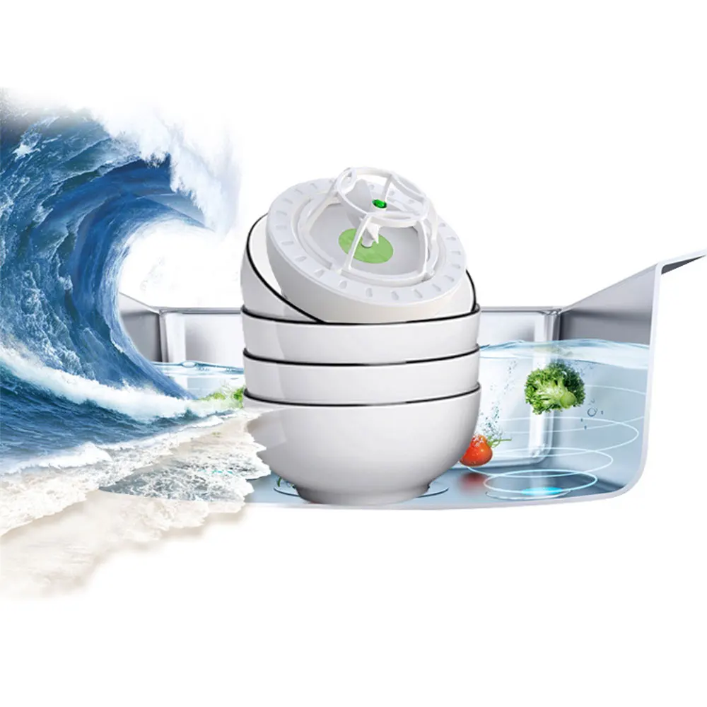 Mini Dishwasher Dishwasher Portable Wave Making Dish Vegetables and Fruits Washing Machine USB Connector vegetable fruit cleaner