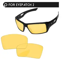 Papaviva кристально-желтые Сменные линзы для очков 1 и 2 солнцезащитные очки в оправе UVA и UVB Защита