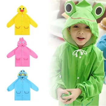 

Cartoon Funny Hot Kids Rainwear Children Waterproof Cute New Baby Raincoat