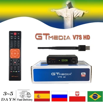 

DVB-S2 Gtmedia V7S HD 1080P Digital Receptor DVB-S2 Satellite tv Receiver Tuner HD Box Cline Decoder Biss VU PVR WiFi Freesat v7