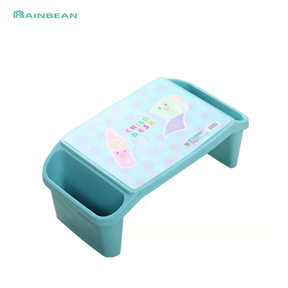 

Plastic Study Table for Kids Toddlers Baby Desk with Holder Organizer Portable Laptop Desk Durable Safe Material for Children
